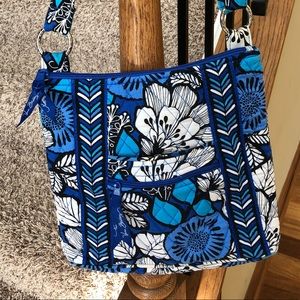 Vera Bradley cross body purse blue